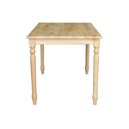 International Concepts - 30in X 48in Solid Wood Top Table - T01-3048T veiw 5