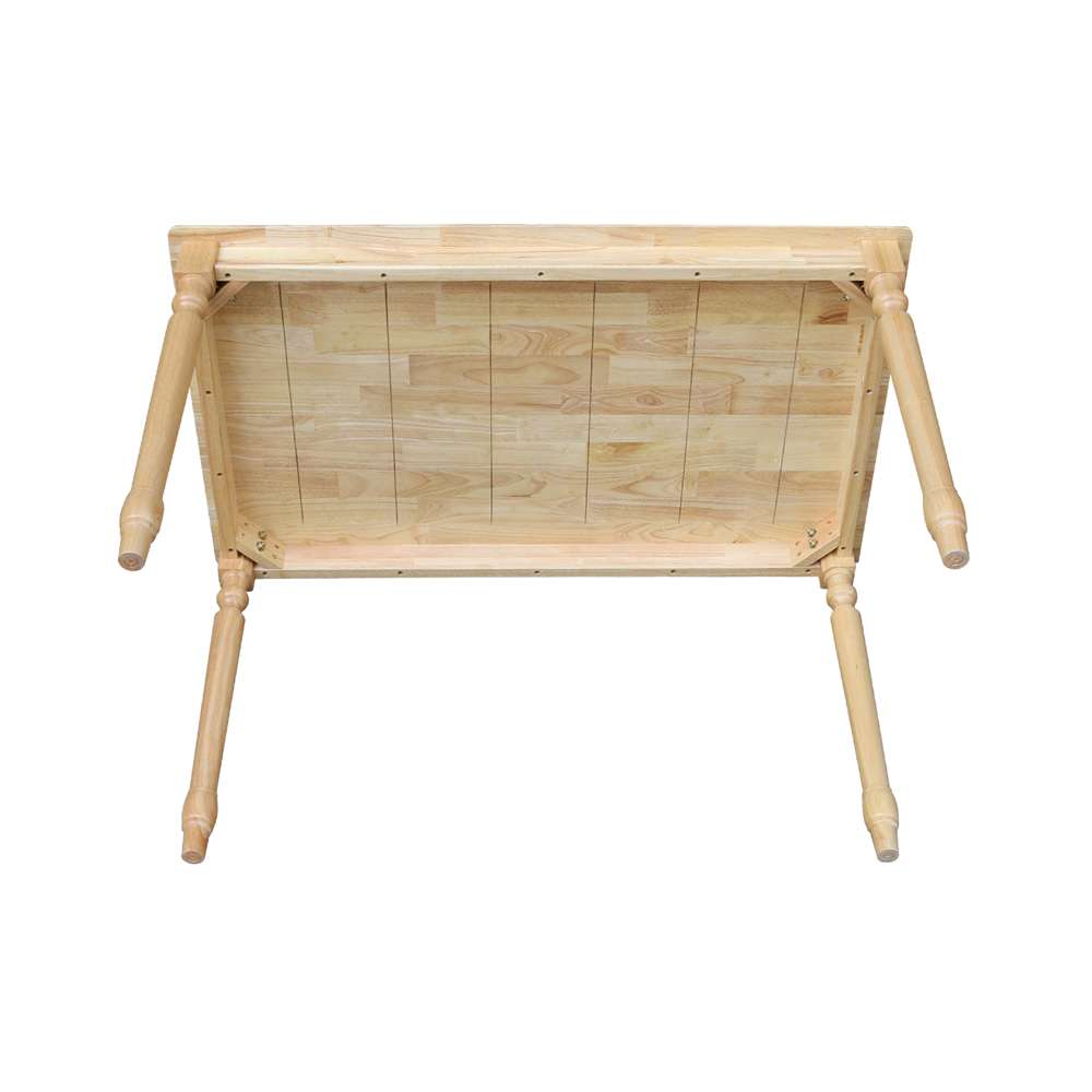 International Concepts - 30in X 48in Solid Wood Top Table - T01-3048T veiw 6