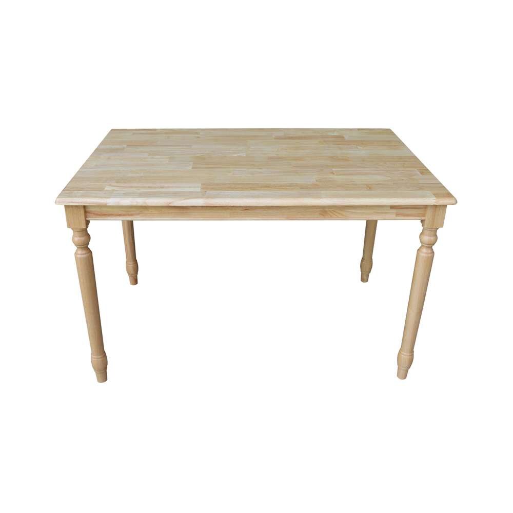 International Concepts - 30in X 48in Solid Wood Top Table - T01-3048T veiw 7