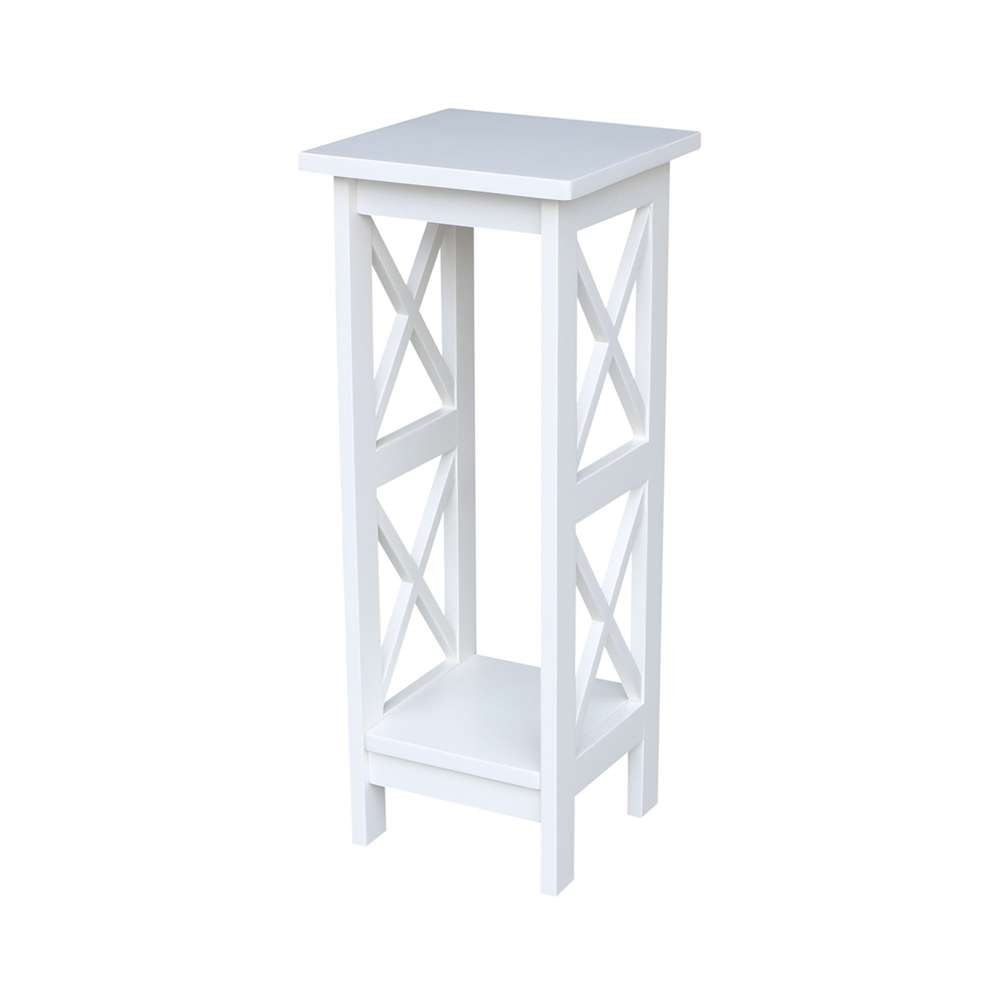 International Concepts - 30in X-Sided Plant Stand in White Finish - OT08-3070X veiw 1