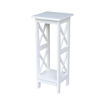 International Concepts - 30in X-Sided Plant Stand in White Finish - OT08-3070X veiw 1