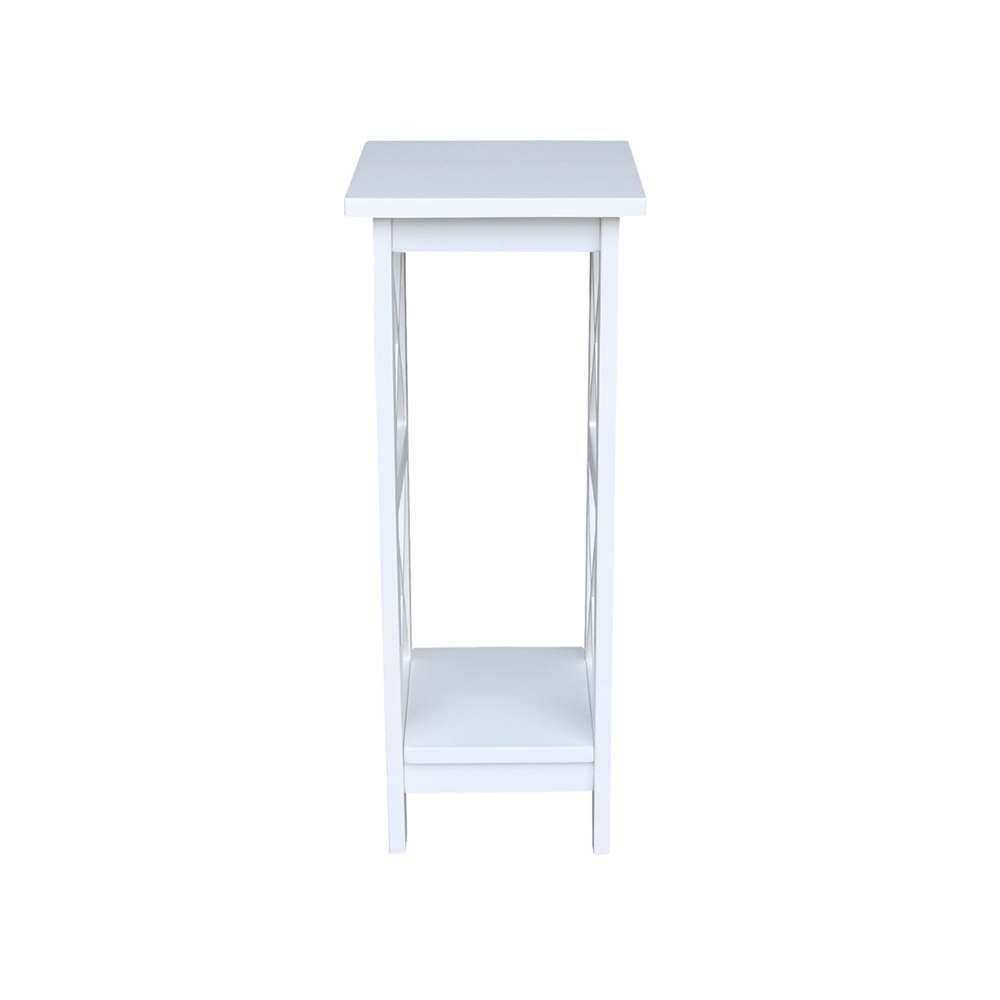 International Concepts - 30in X-Sided Plant Stand in White Finish - OT08-3070X veiw 3