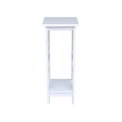 International Concepts - 30in X-Sided Plant Stand in White Finish - OT08-3070X veiw 3