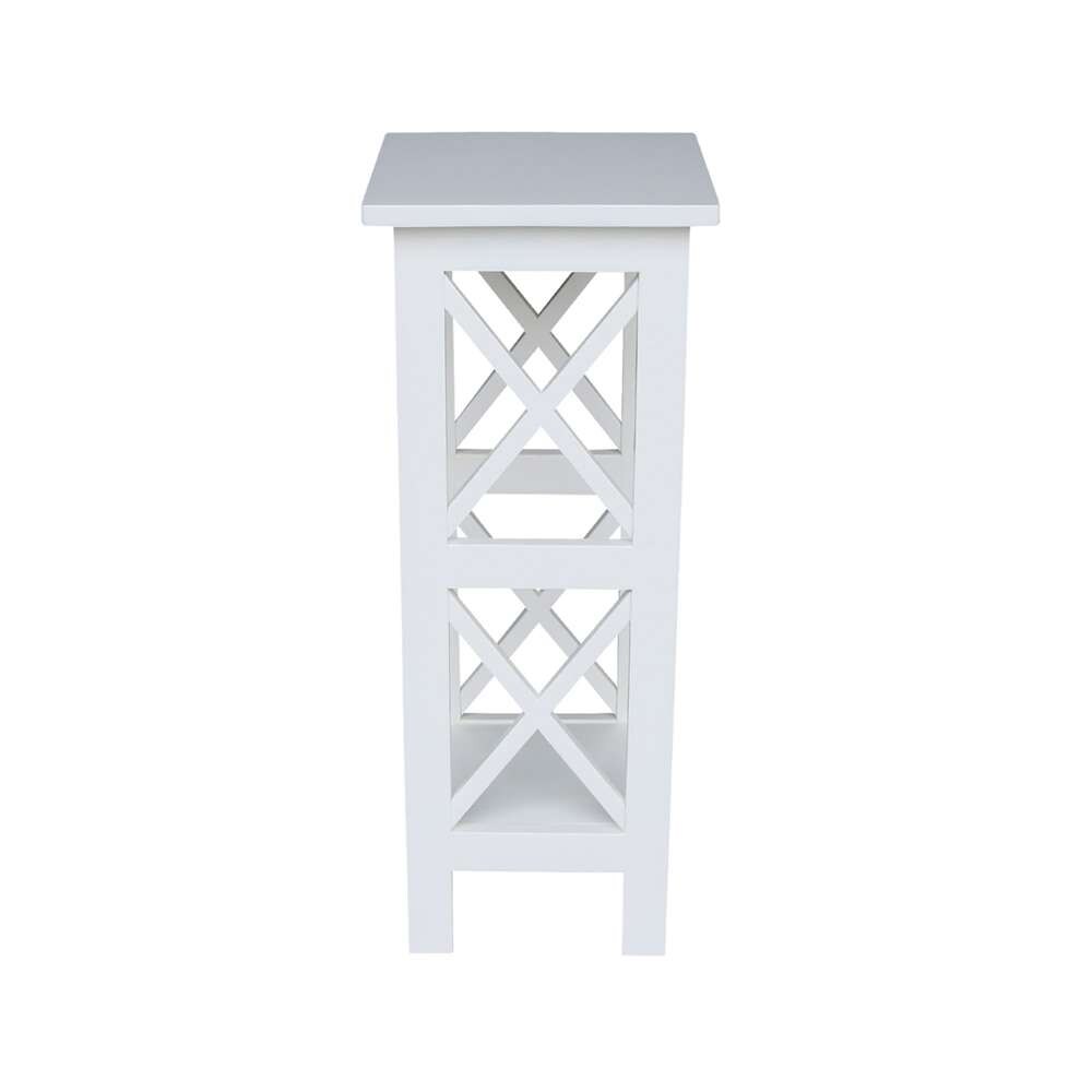 International Concepts - 30in X-Sided Plant Stand in White Finish - OT08-3070X veiw 4