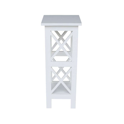 International Concepts - 30in X-Sided Plant Stand in White Finish - OT08-3070X veiw 4