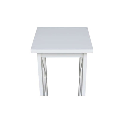 International Concepts - 30in X-Sided Plant Stand in White Finish - OT08-3070X veiw 6