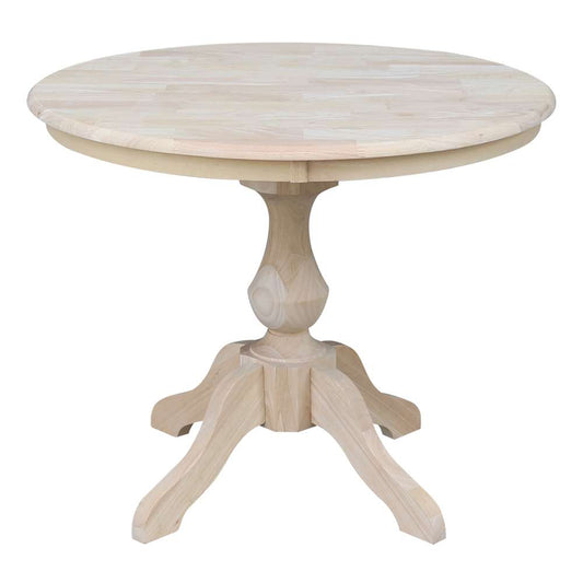 International Concepts - 36in Round Top Ped Table - 29.9inH - K-36RT-11B veiw 1