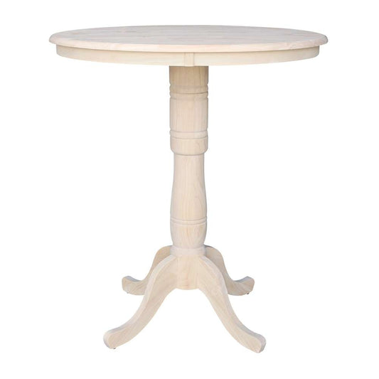 International Concepts - 36in Round Top Ped Table - 41.1inH - K-36RT-6B-2 veiw 1