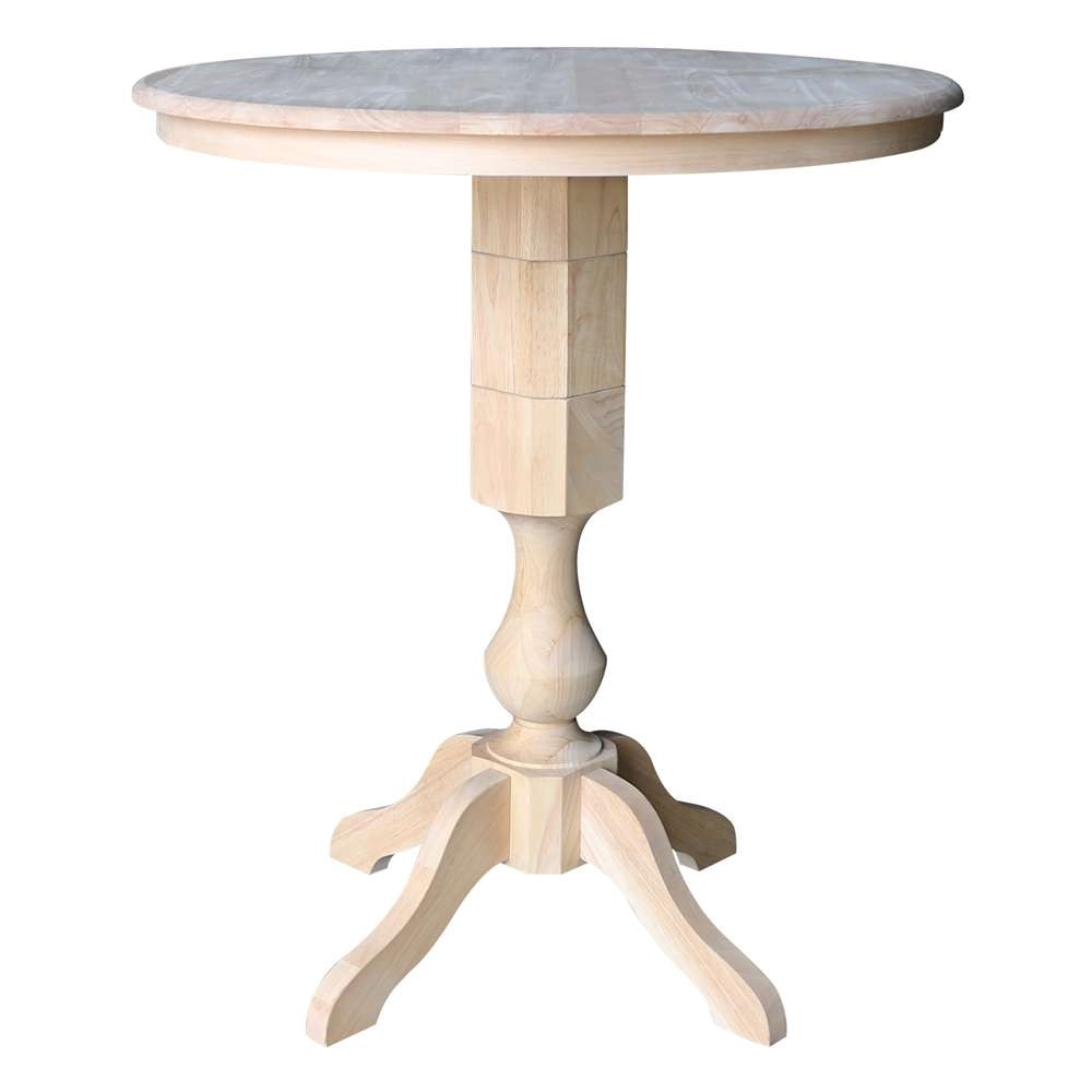 International Concepts - 36in Round Top Ped Table - 41.9inH - K-36RT-11P-2 veiw 1