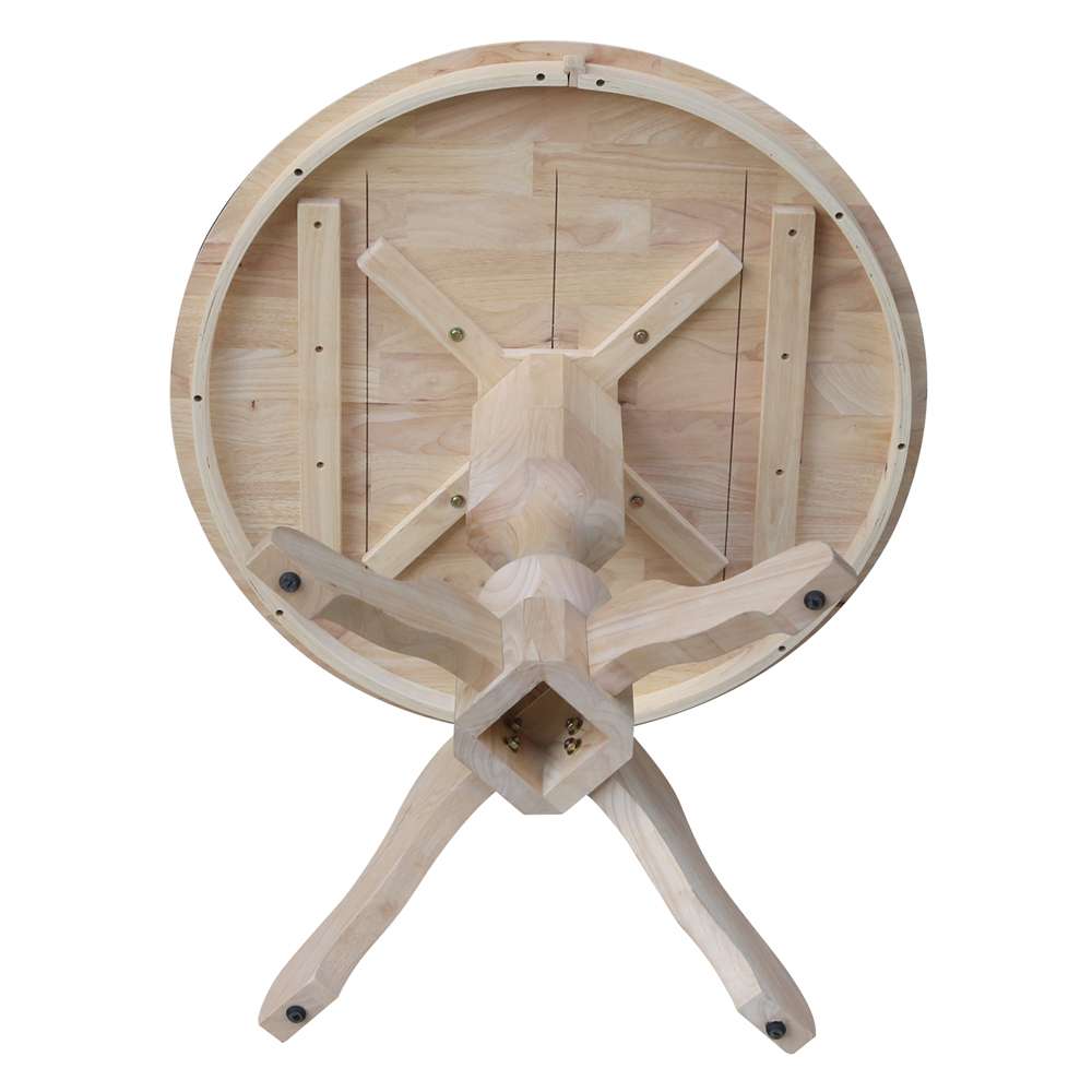 International Concepts - 36in Round Top Ped Table - 41.9inH - K-36RT-11P-2 veiw 4