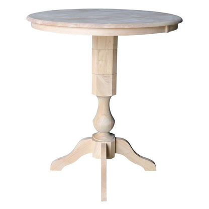 International Concepts - 36in Round Top Ped Table - 41.9inH - K-36RT-11P-2 veiw 6