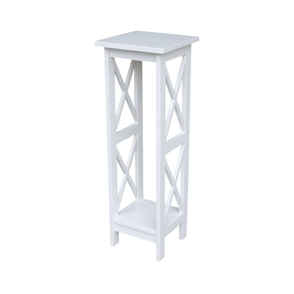 International Concepts - 36in X-Sided Plant Stand in White Finish - OT08-3069X veiw 1