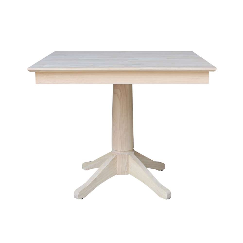 International Concepts - 36X36in Square Top Ped Table - 29.9inH - K-3636TP-27B veiw 1