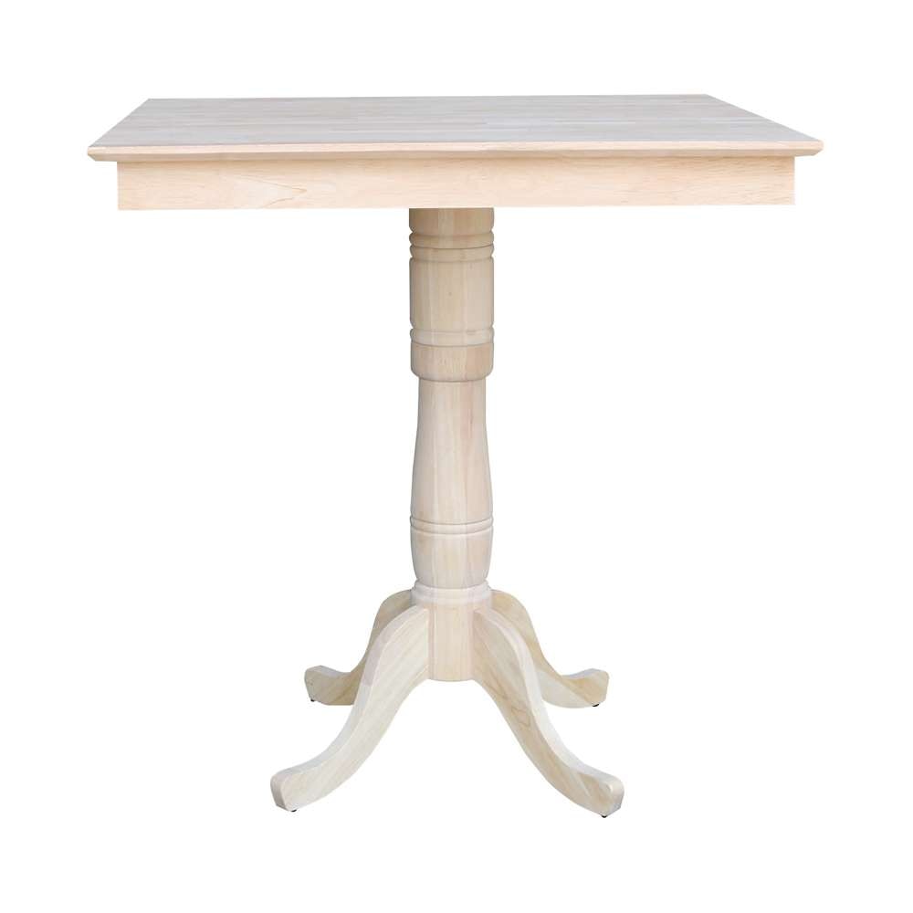 International Concepts - 36X36in Square Top Ped Table - 41.1inH - K-3636TP-30P-6B-2 veiw 1