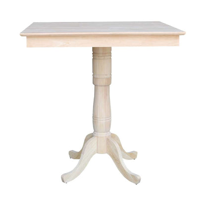 International Concepts - 36X36in Square Top Ped Table - 41.1inH - K-3636TP-30P-6B-2 veiw 1