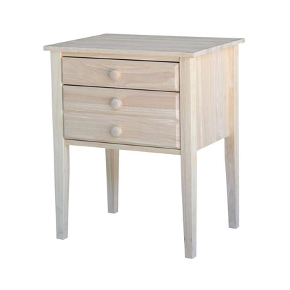 International Concepts - Accent Table with Drawers - OT-66 veiw 1