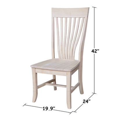 International Concepts - Amanda Chair (Set of 2) - C-58P veiw 3