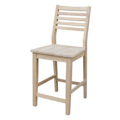 International Concepts - Aspen Counter Height Slat Stool - 24inSH - S-42 veiw 1