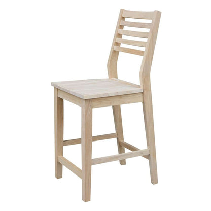 International Concepts - Aspen Counter Height Slat Stool - 24inSH - S-42 veiw 5