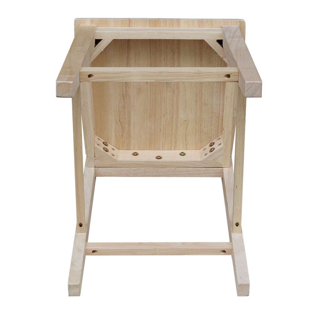 International Concepts - Aspen Counter Height Slat Stool - 24inSH - S-42 veiw 6