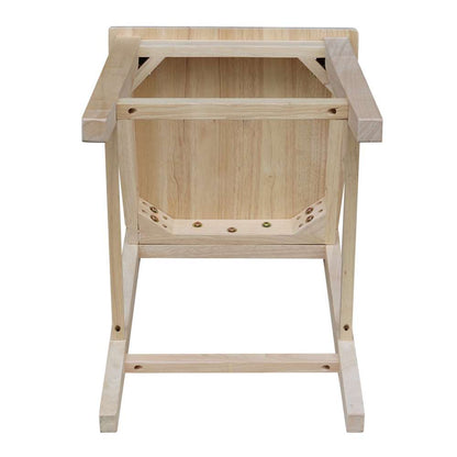 International Concepts - Aspen Counter Height Slat Stool - 24inSH - S-42 veiw 6