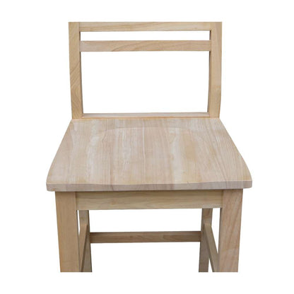 International Concepts - Aspen Counter Height Slat Stool - 24inSH - S-42 veiw 7