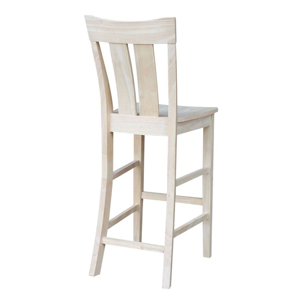 International Concepts - Ava Bar Height Stool - 30inSH - S-133 veiw 2