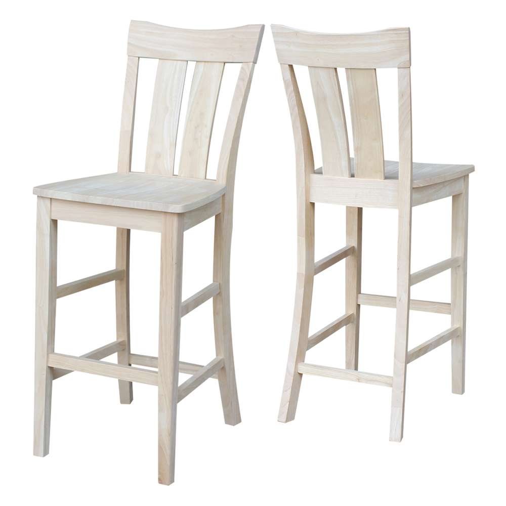 International Concepts - Ava Bar Height Stool - 30inSH - S-133 veiw 3