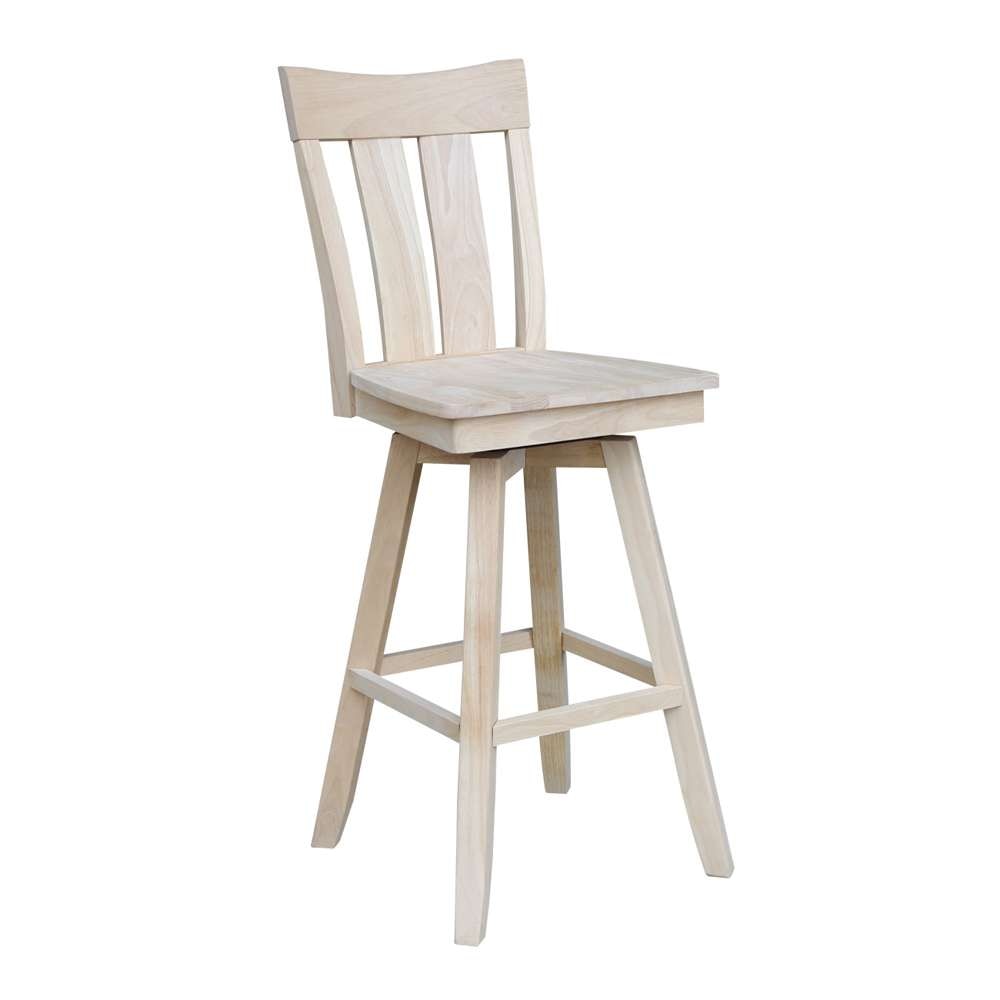 International Concepts - Ava Bar Height Stool - 30inSH  - S-133SW veiw 3