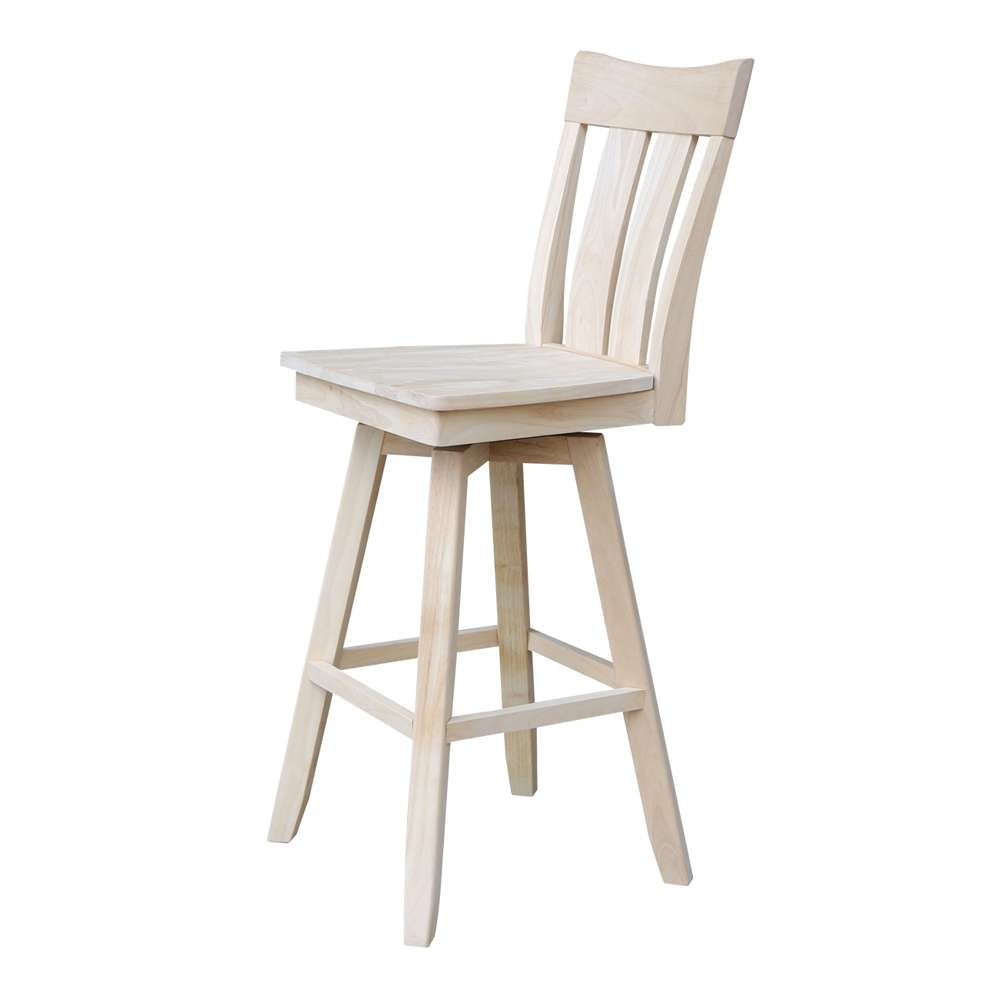 International Concepts - Ava Bar Height Stool - 30inSH  - S-133SW veiw 6