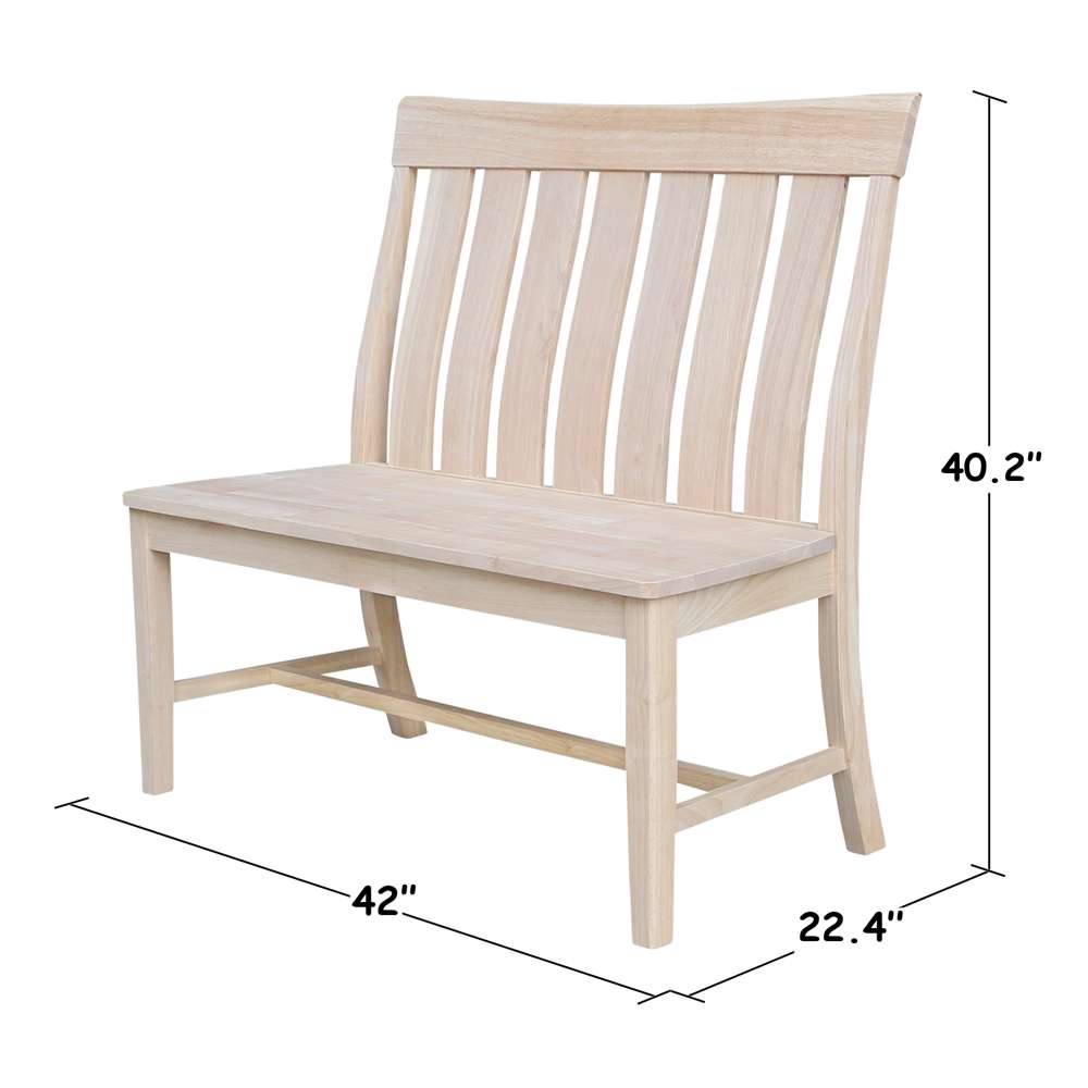 International Concepts - Ava Bench  - BE-13 veiw 3