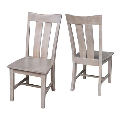 International Concepts - Ava Chair in Washed Gray Taupe Finish (Set of 2) - C09-13P veiw 4