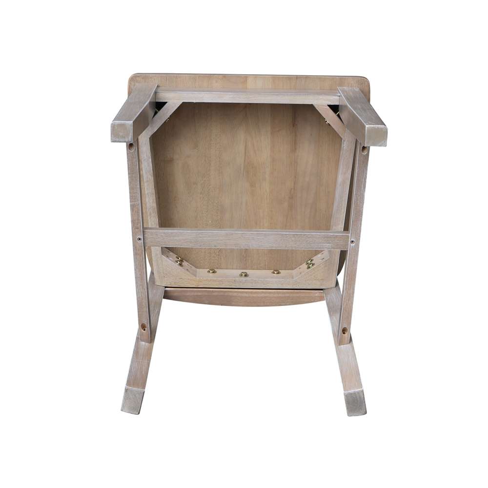 International Concepts - Ava Chair in Washed Gray Taupe Finish (Set of 2) - C09-13P veiw 8