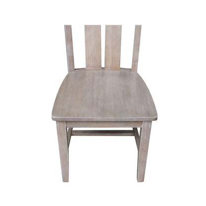 International Concepts - Ava Chair in Washed Gray Taupe Finish (Set of 2) - C09-13P veiw 9