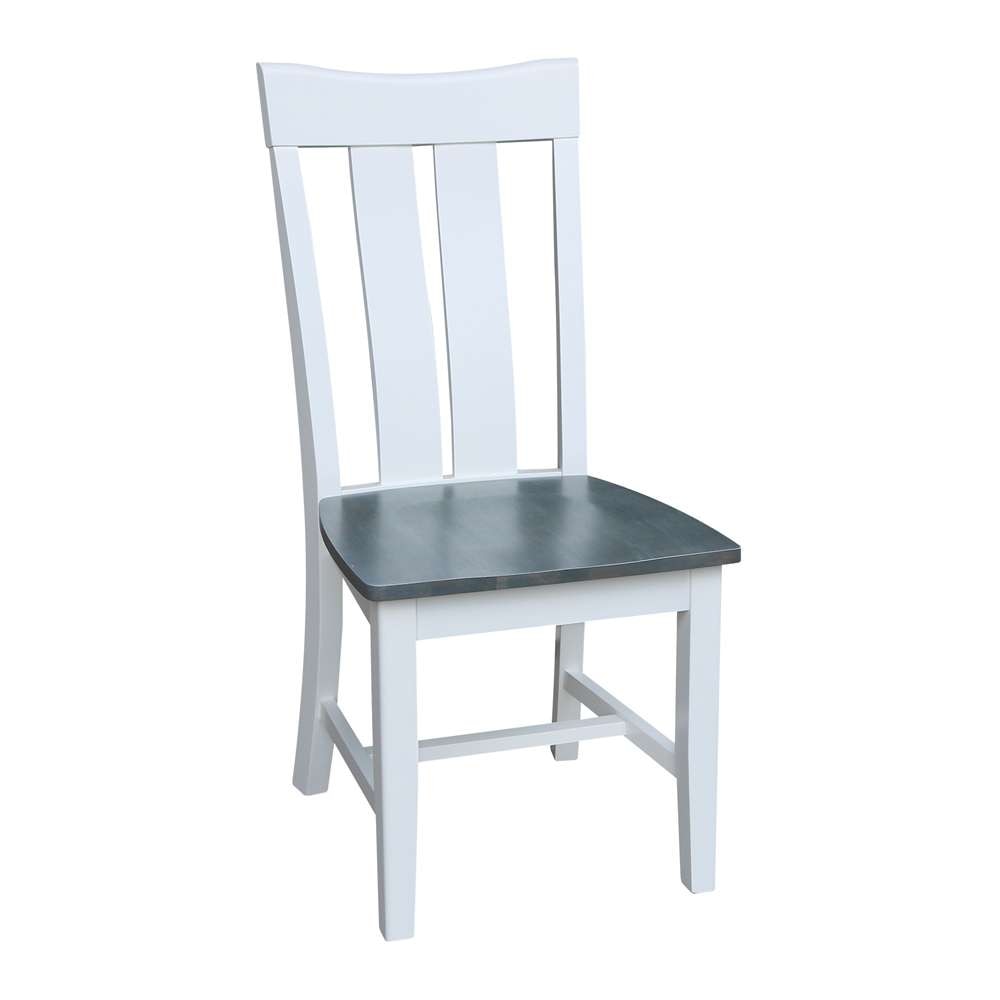 International Concepts - Ava Chair in White/Heather Gray Finish (Set of 2) - C05-13P veiw 4