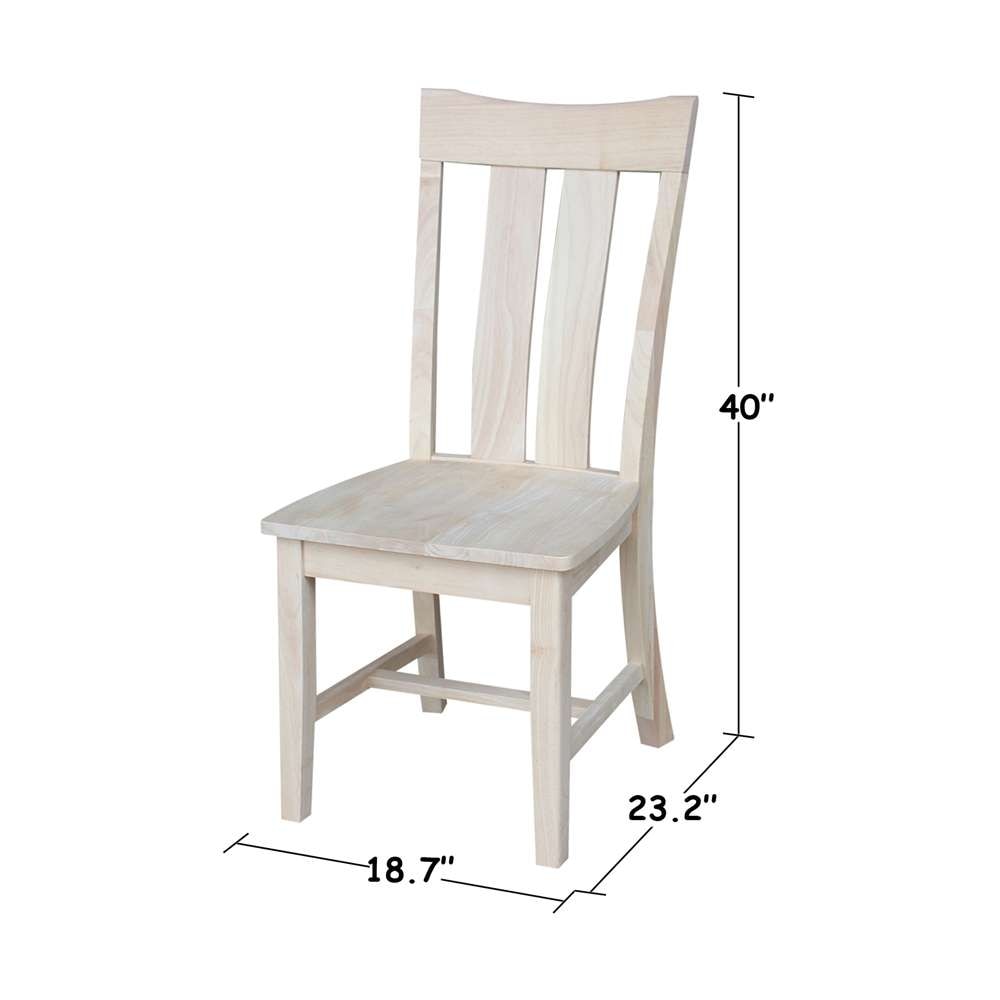 International Concepts - Ava Chair (Set of 2) - C-13P veiw 3