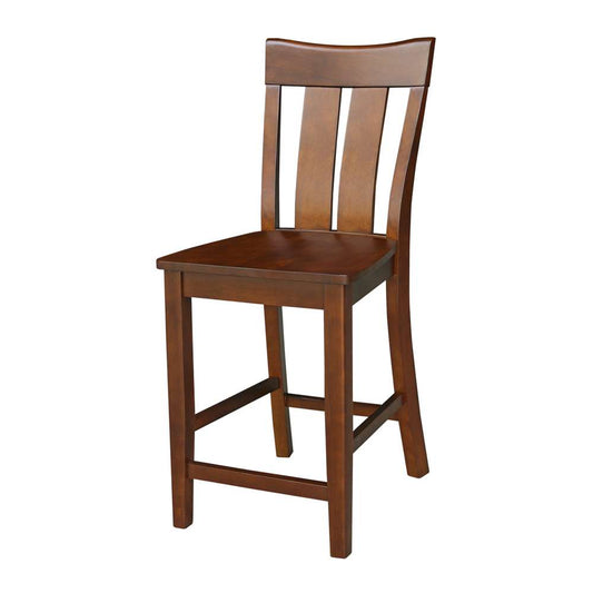 International Concepts - Ava Counter Height Stool - 24inSH in Espresso Finish - S581-132 veiw 1