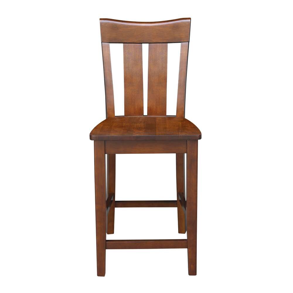 International Concepts - Ava Counter Height Stool - 24inSH in Espresso Finish - S581-132 veiw 6