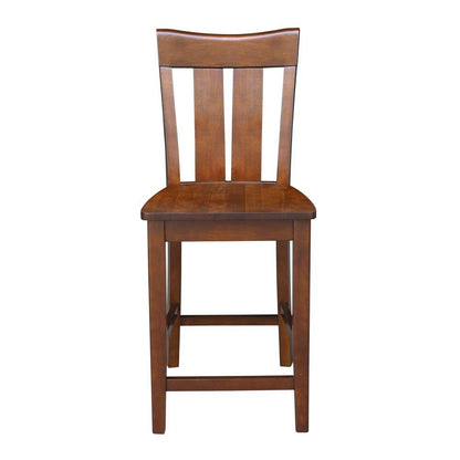 International Concepts - Ava Counter Height Stool - 24inSH in Espresso Finish - S581-132 veiw 6