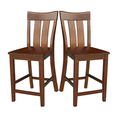 International Concepts - Ava Counter Height Stool - 24inSH in Espresso Finish - S581-132 veiw 9