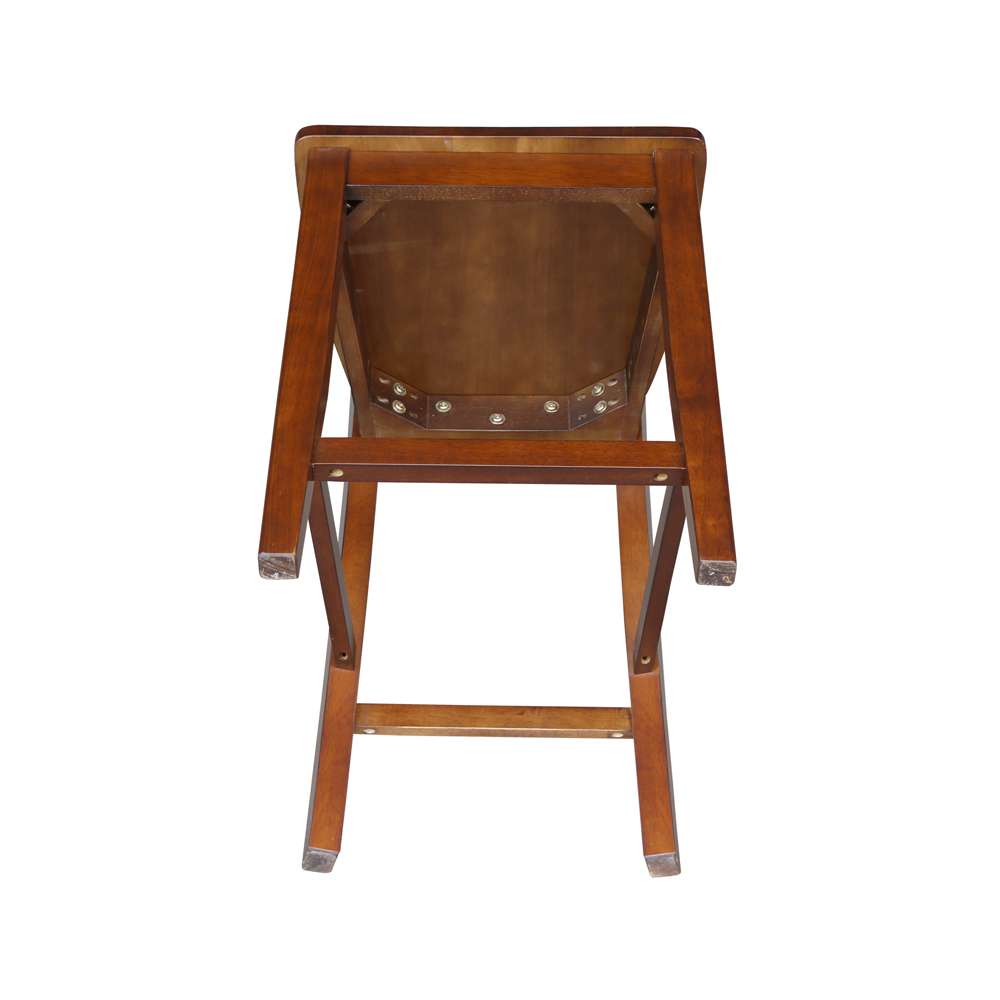International Concepts - Ava Counter Height Stool - 24inSH in Espresso Finish - S581-132 veiw 10