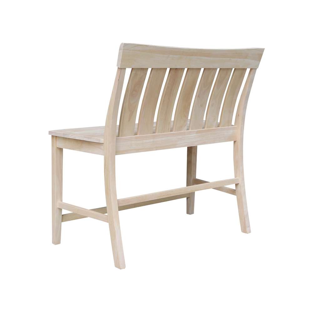 International Concepts - Ava Tall Bench - 24in Seat Height - BE-132 veiw 2