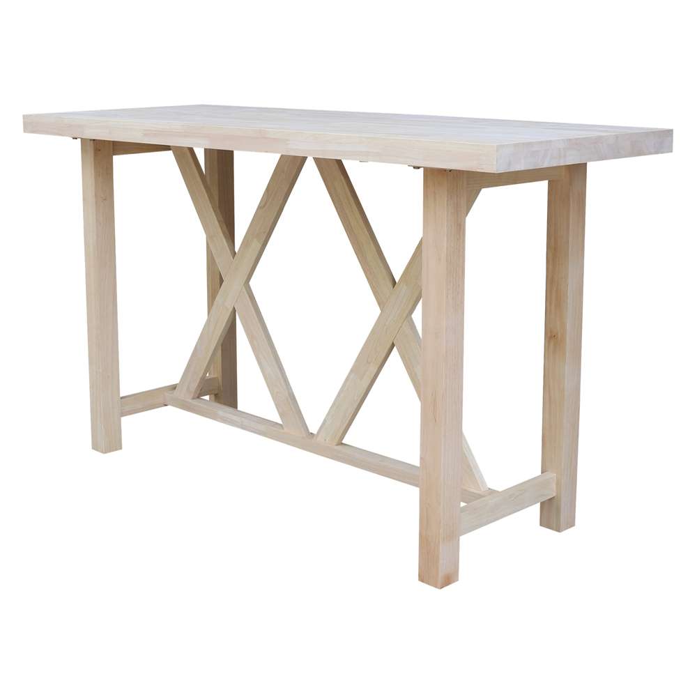 International Concepts - Bar Height Table with 2 Bar Height Stools - 30inSH - K-7228-42-S103SW-2 veiw 4