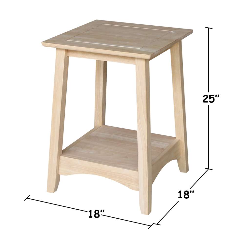 International Concepts - Bombay Tall End Table - OT-4TE veiw 2