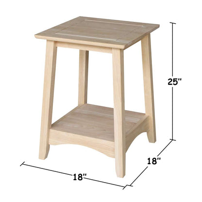 International Concepts - Bombay Tall End Table - OT-4TE veiw 2