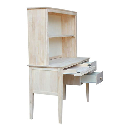 International Concepts - Brooklyn Desk with Hutch - K-OF66-65H veiw 3