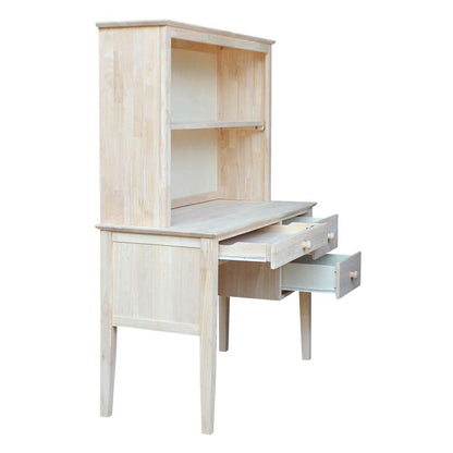 International Concepts - Brooklyn Desk with Hutch - K-OF66-65H veiw 4