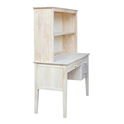International Concepts - Brooklyn Desk with Hutch - K-OF66-65H veiw 5