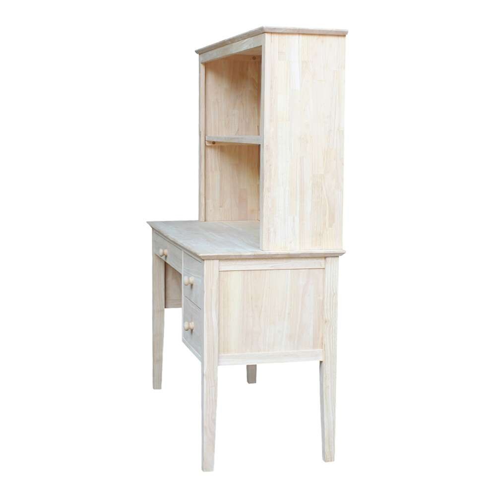 International Concepts - Brooklyn Desk with Hutch - K-OF66-65H veiw 8
