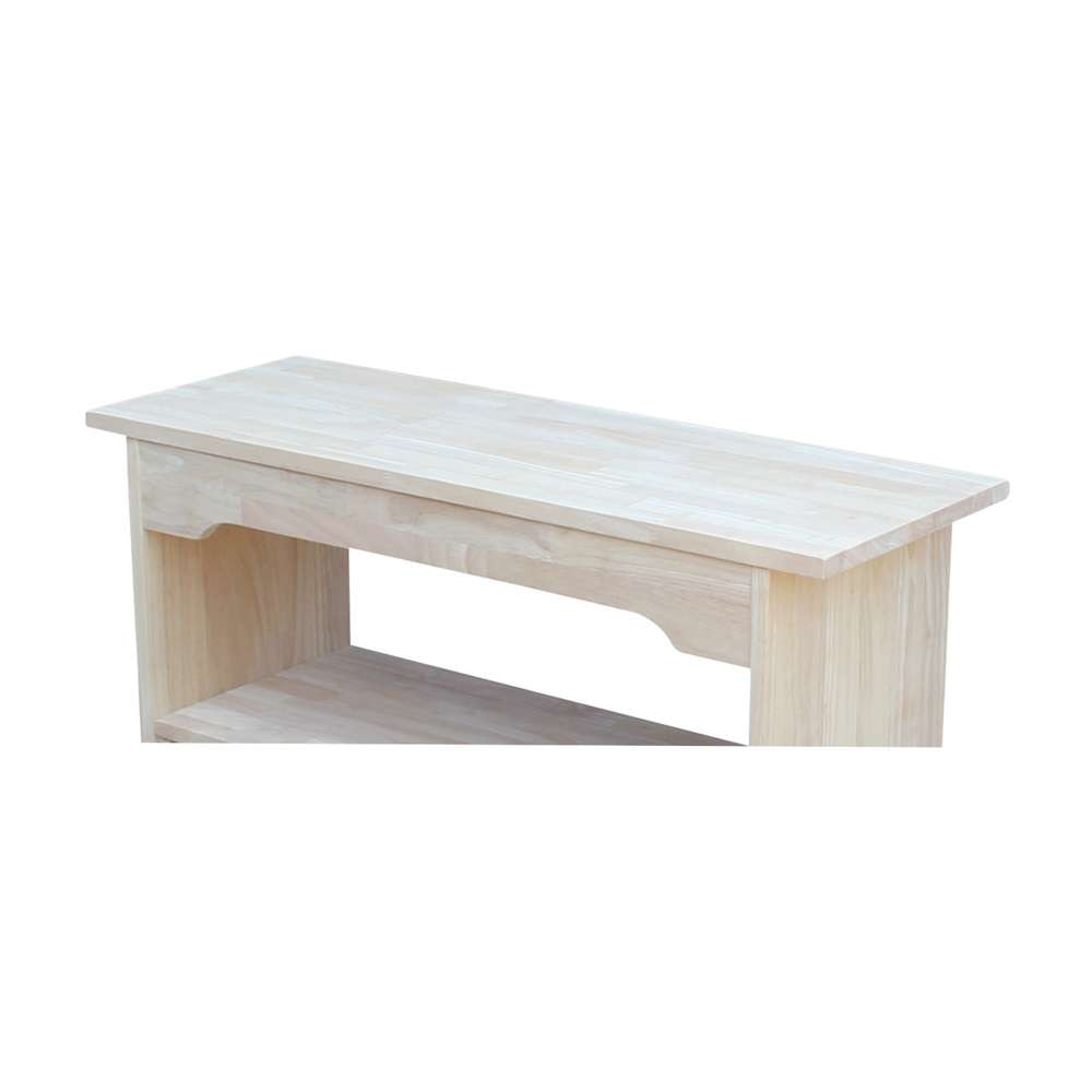 International Concepts - Brookstone Bench - 36in Long  - BE-36 veiw 5